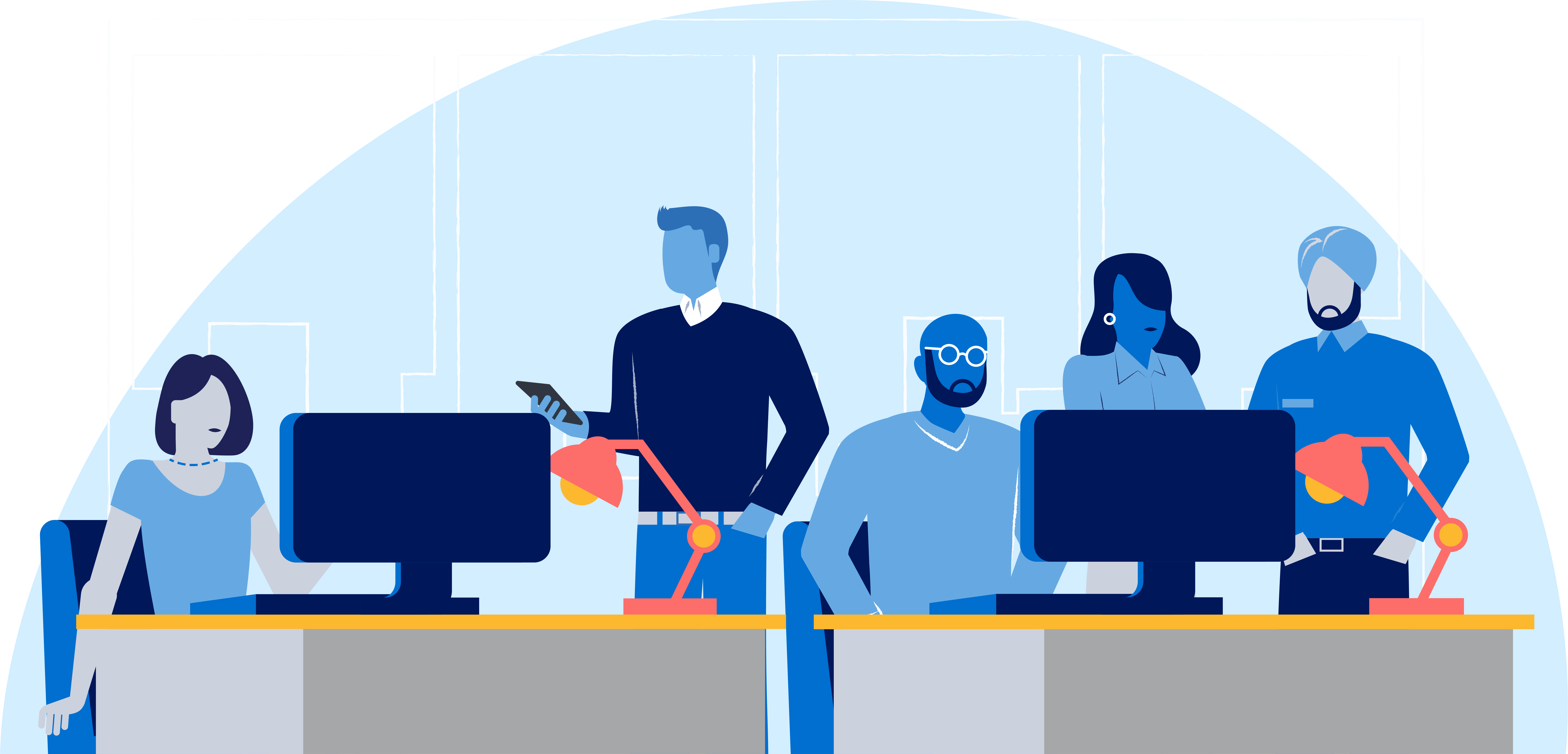 Commercial Services Illustration System